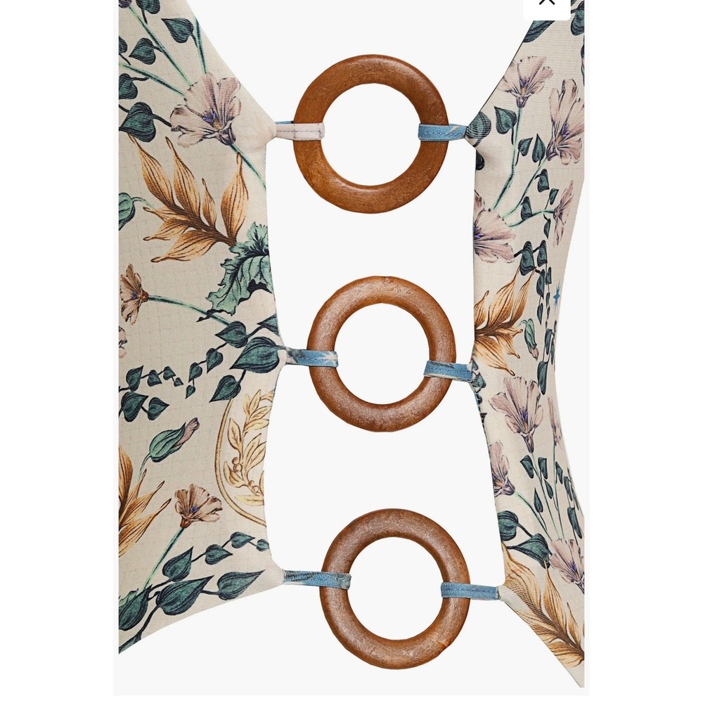 Agua Bendita reversible Nader Yara One Piece Swimsuit Sun Floral Small - Picture 2 of 8